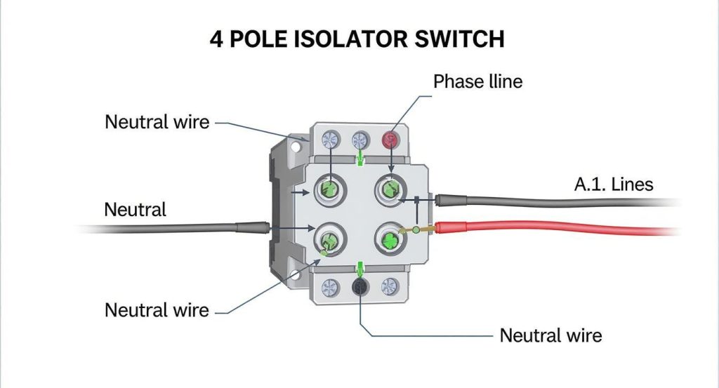 3-Pole vs. 4-Pole Isolator Switches: When and How to Use Each