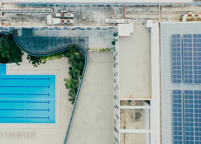 Industrial solar plants